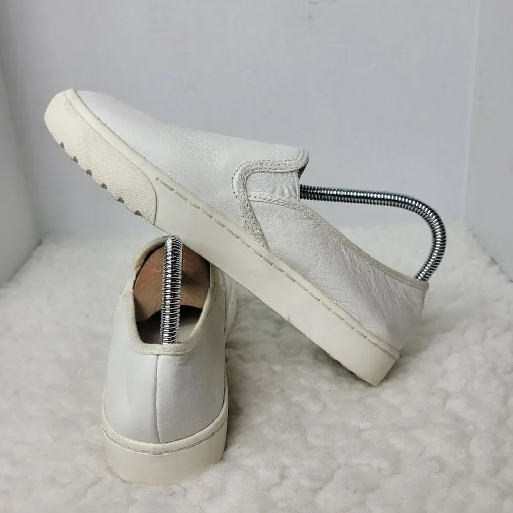 Sorel Campsneak Womens Size 8.5 Slip on Shoes White Leather